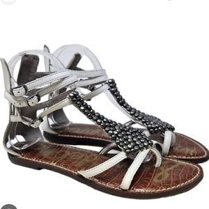 Sam Edelman Ginger Sandals Gladiators White Size 8.5M